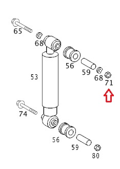 Rear Shock Absorber-2500 Cargo Van BILSTEIN 2002-2006